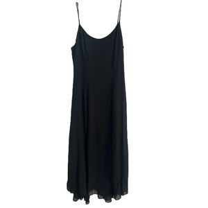 Late Edition LTD Solid Black Prom Dress
